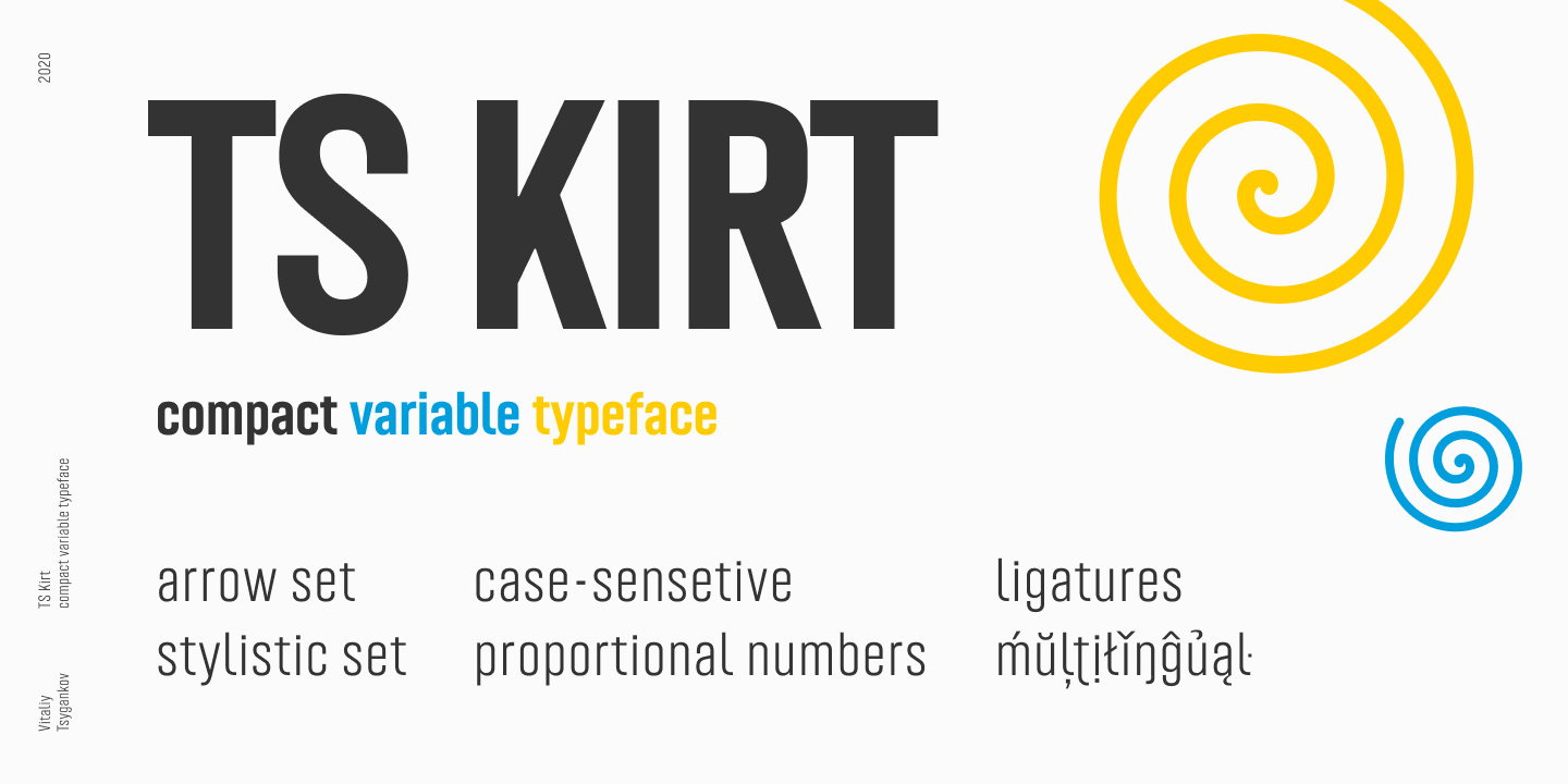 TS Kirt Font preview